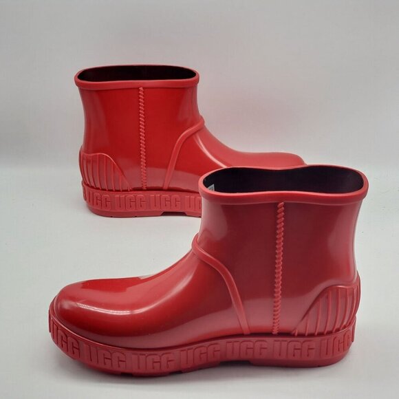 UGG Australia Mens Size 6 Drizlita Mini Ankle Boots Red - Picture 3 of 10